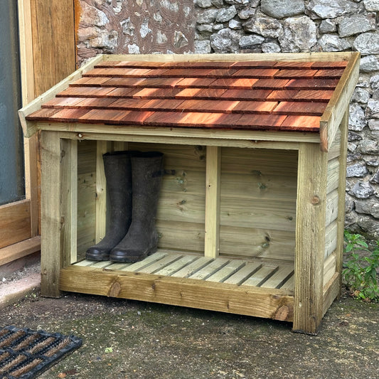 Welly Boot Storage Shed