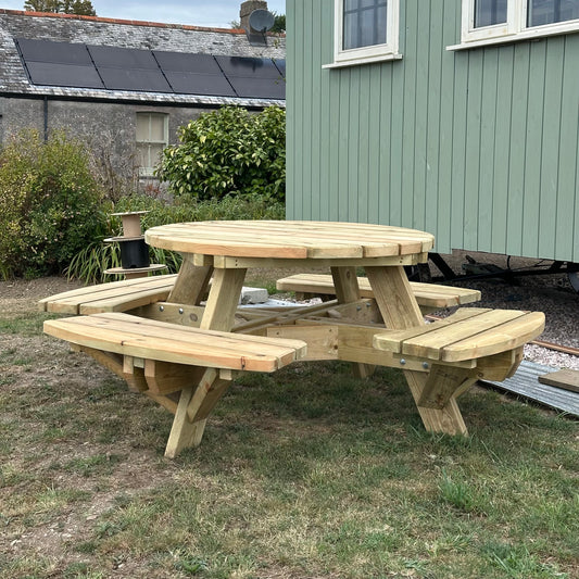Round Picnic Bench