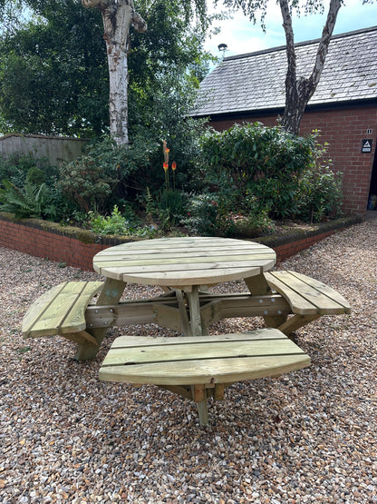 Round Picnic Bench